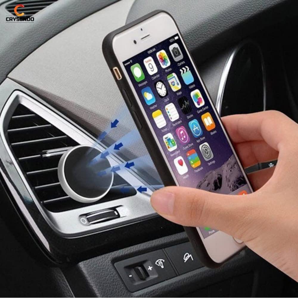 Durable secure Newest strong N52 magnet car Air vent mobile Phone holder - Luxury Lights
