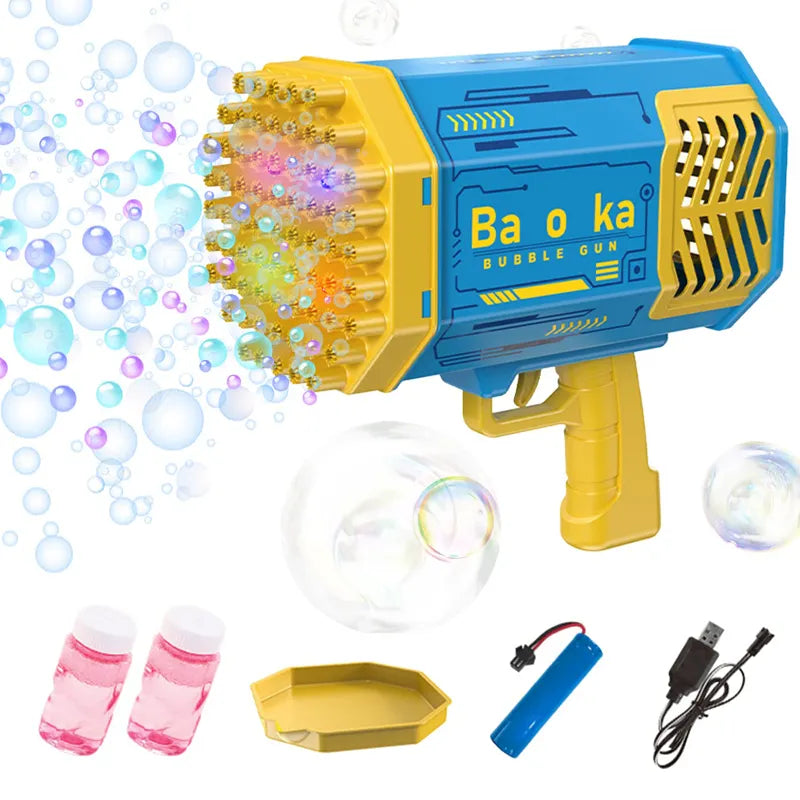 Durable Bubble Machine Guns, Bubble Guns with Light