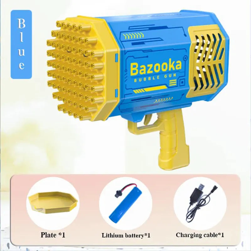 Durable Bubble Machine Guns, Bubble Guns with Light