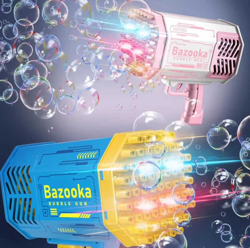 Durable Bubble Machine Guns, Bubble Guns with Light