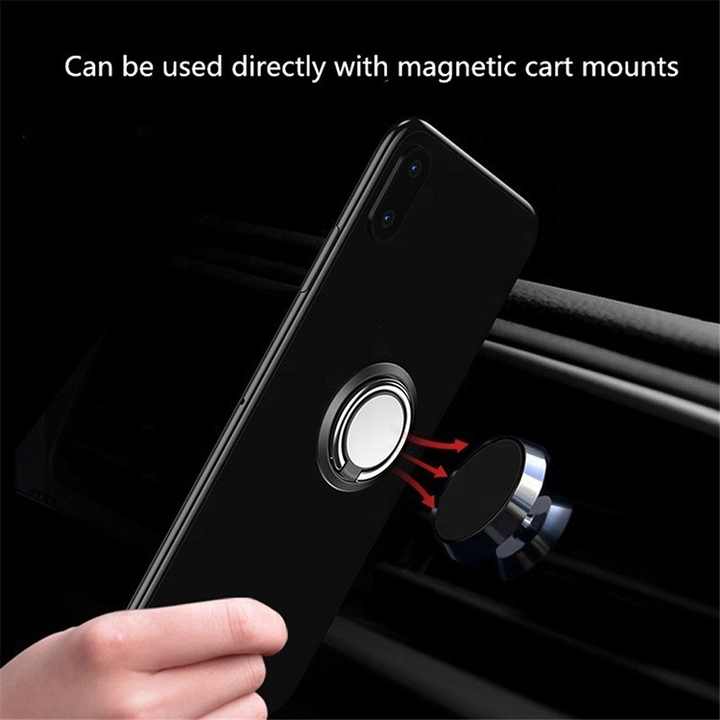 Magnetic Bracket Finger Ring Buckle Phone Holder Stand - Luxury Lights