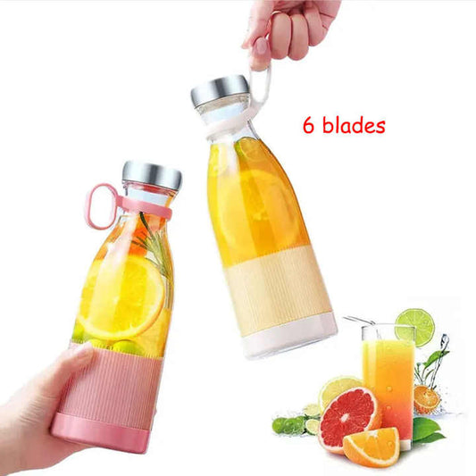 Durable Rechargeable Mini Fast Portable 380 ml Blender Portable Juicer Cup Fruit Mixer - Luxury Lights