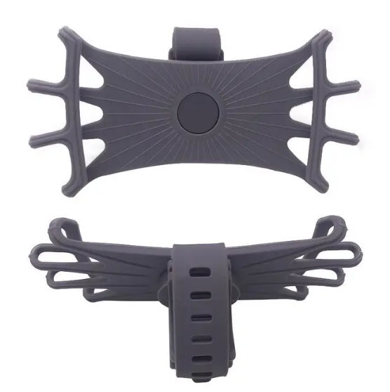 360 degree Rotation silicone bicycle and motorcycle phone holder