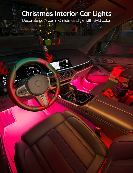 Smart Car Interior Lights with App Control, RGB Inside Car Lights - Luxury Lights